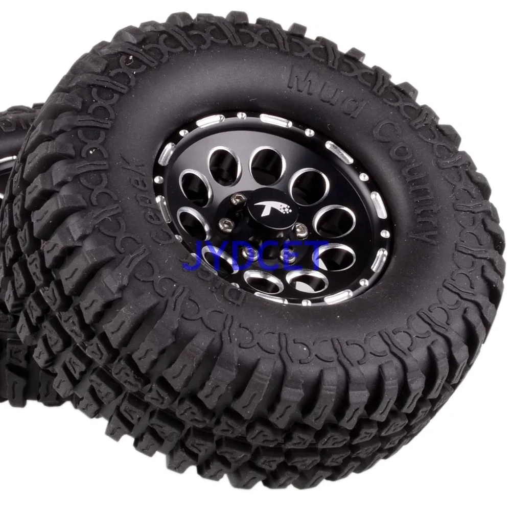 1 SET (4PCS) RC CAR 1.9" TIRES & Aluminum Wheels 1064-7036 For 1/10 Rock Crawler Traxxas TRX-4
1 SET (4PCS) RC CAR 1.9" TIRES & Aluminum Wheels 1064-7036 For 1/10 Rock Crawler Traxxas TRX-4