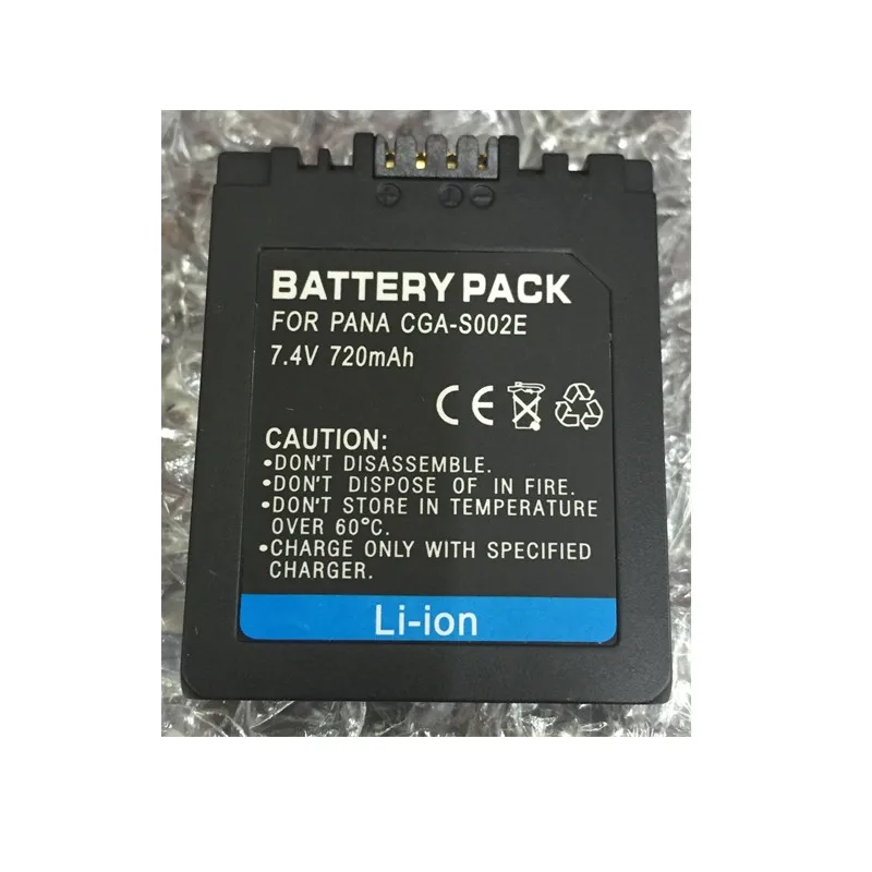 CGAS002 lithium batteries pack CGA-S002 Digital Camera Battery CGA S002 For Panasonic DMC-FZ1 DMC-FZ10 DMC-FZ10EG-K DMC-FZ3B
CGAS002 lithium batteries pack CGA-S002 Digital Camera Battery CGA S002 For Panasonic DMC-FZ1 DMC-FZ10 DMC-FZ10EG-K DMC-FZ3B