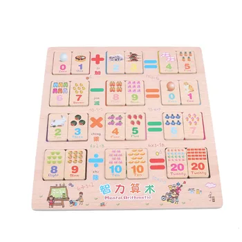 Children's Teaching Aids Puzzle Children Wooden Digital Intelligent Arithmetic Mathematics Toys Baby Math Counting Learning Toys
Children's Teaching Aids Puzzle Children Wooden Digital Intelligent Arithmetic Mathematics Toys Baby Math Counting Learning Toys