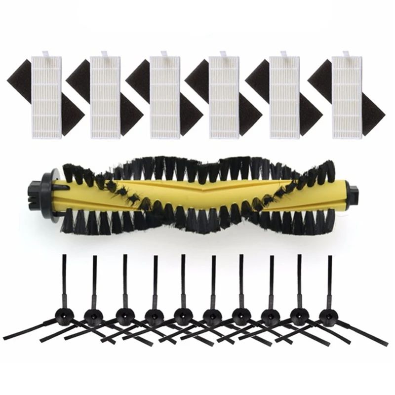 HOT!1xBrush+6xHepa Filter+6xSponge+10xSide Brush For Ilife Robot Vacuum Cleaner Parts Polaris Chuwi Ilife A4 A4S T4 X432 X430
HOT!1xBrush+6xHepa Filter+6xSponge+10xSide Brush For Ilife Robot Vacuum Cleaner Parts Polaris Chuwi Ilife A4 A4S T4 X432 X430