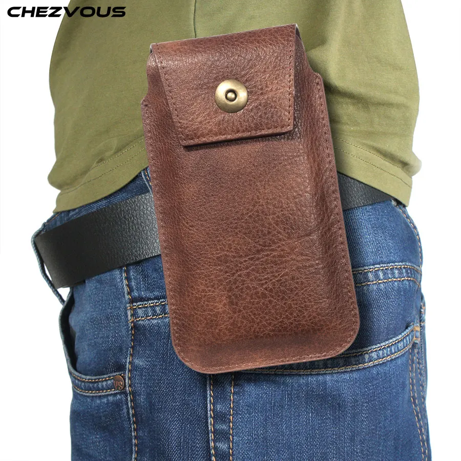 CHEZVOUS Holster Belt Phone Case 4.7 5.2 5.5 6.5 inch For iPhone Samsung Huawei Xiaomi Smart Phones Leather Ultra-thin Waist Bag
CHEZVOUS Holster Belt Phone Case 4.7 5.2 5.5 6.5 inch For iPhone Samsung Huawei Xiaomi Smart Phones Leather Ultra-thin Waist Bag