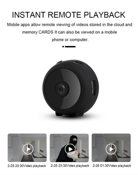 Portable Mini A11 Wifi IP Camera Full HD 1080P Small Camera IR Night Vision Micro Camera Motion Detection Camera Support TF Card
Portable Mini A11 Wifi IP Camera Full HD 1080P Small Camera IR Night Vision Micro Camera Motion Detection Camera Support TF Card