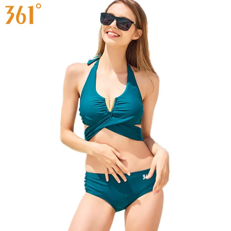 361 Women Bathing Suits V neck Swimsuit Sexy Bikinis Set Female Push Up Halter Swimming Suit fro Women Swimwear Girls Bathers
361 Women Bathing Suits V neck Swimsuit Sexy Bikinis Set Female Push Up Halter Swimming Suit fro Women Swimwear Girls Bathers