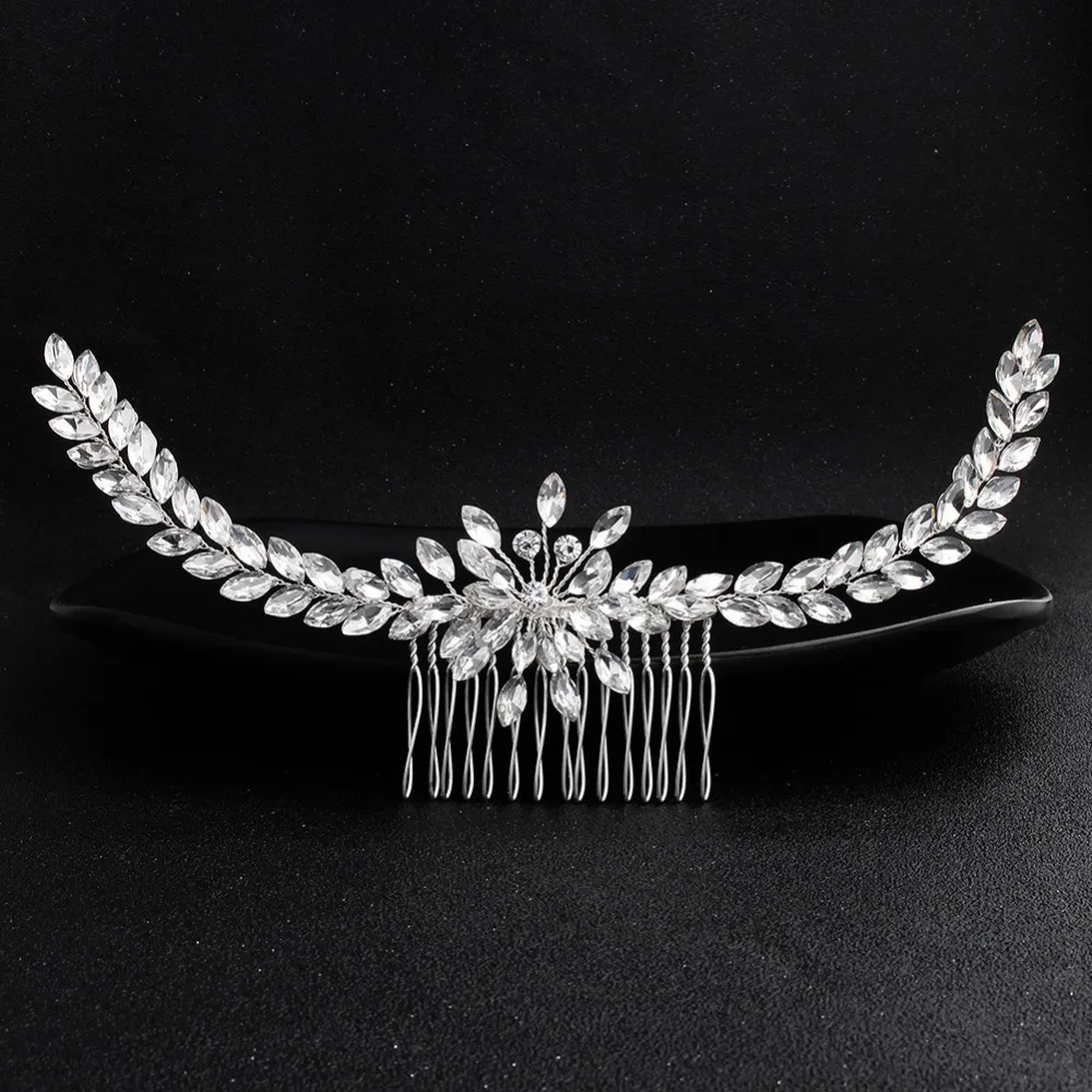 Long Silver Color Crystal Hair Combs Wedding Long Hair Jewelry Bridal Women Head Decoration Handmade Tiara Ornament
Long Silver Color Crystal Hair Combs Wedding Long Hair Jewelry Bridal Women Head Decoration Handmade Tiara Ornament