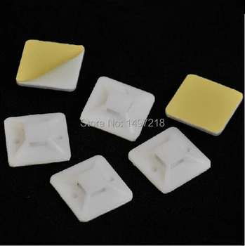 Whole sale 100PCS/Lot 30mm*30mm White Self Adhesive Cable Clips Cable Drop Wire Holder, used with cable ties Free Shipping
Whole sale 100PCS/Lot 30mm*30mm White Self Adhesive Cable Clips Cable Drop Wire Holder, used with cable ties Free Shipping