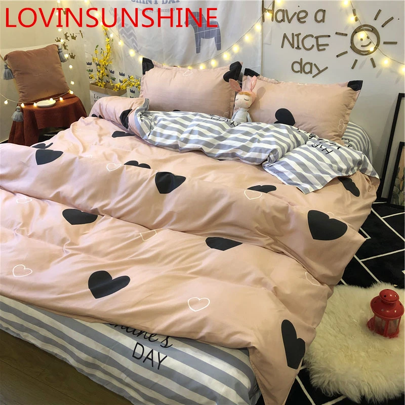 Heart Pattern Bedding Set Cute Bed Linen Set Home Textile Pink Girl Heart Bedding Set 4pcs Queen Full King Size
Heart Pattern Bedding Set Cute Bed Linen Set Home Textile Pink Girl Heart Bedding Set 4pcs Queen Full King Size
