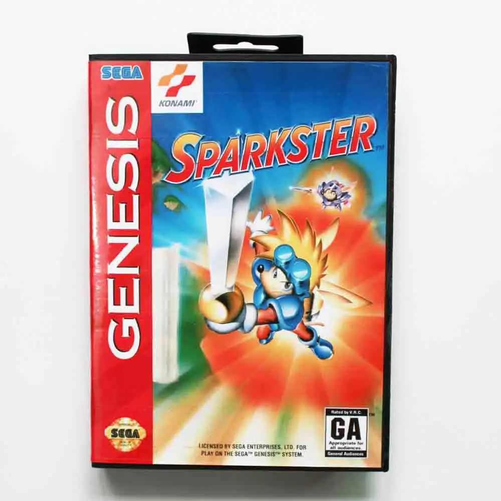 Sparkster Game Cartridge 16 bit MD Game Card With Retail Box For Sega Mega Drive
Sparkster Game Cartridge 16 bit MD Game Card With Retail Box For Sega Mega Drive