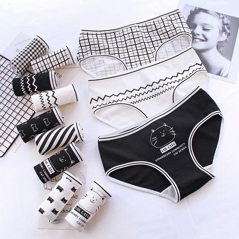 Sweet Teenager Underpants Cat Printed Young Girl Briefs Black White Panties Girl Cotton Panties Kids Underwear Lingerie
Sweet Teenager Underpants Cat Printed Young Girl Briefs Black White Panties Girl Cotton Panties Kids Underwear Lingerie