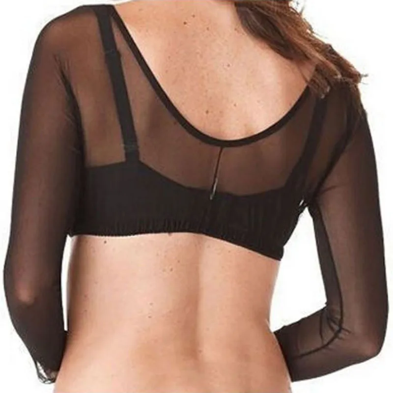 Women Posture Corrector Tops Massage Long Sleeve Sheer Sexy Tops Seamless Arm Shaper Slimming Wrap Crop Top
Women Posture Corrector Tops Massage Long Sleeve Sheer Sexy Tops Seamless Arm Shaper Slimming Wrap Crop Top