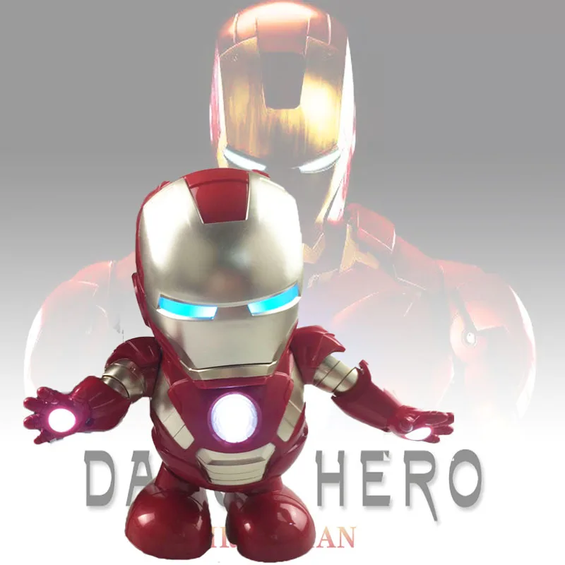 Avengers 4 Hulkbuster Iron Man Robot Q Edition Music with Light Electric Action figure Dancing Armor Joints Movable kids toys
Avengers 4 Hulkbuster Iron Man Robot Q Edition Music with Light Electric Action figure Dancing Armor Joints Movable kids toys