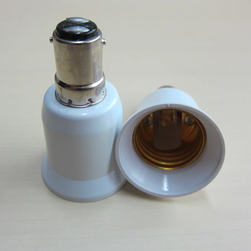 BA15D TO E27 adapter Conversion socket High quality material fireproof material B15 TO E27 socket adapter Lamp holder
BA15D TO E27 adapter Conversion socket High quality material fireproof material B15 TO E27 socket adapter Lamp holder