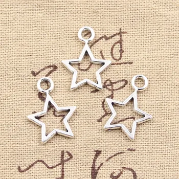 30pcs Charms Star Pentagram 22x16mm Antique Bronze Silver Color Pendants Making DIY Handmade Tibetan Bronze Silver Color Jewelry
30pcs Charms Star Pentagram 22x16mm Antique Bronze Silver Color Pendants Making DIY Handmade Tibetan Bronze Silver Color Jewelry