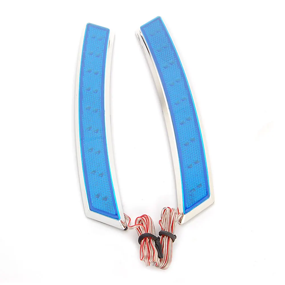 BBQ@FUKA New 2 pcs/pair White/Blue Universal Car Plate Leaves Turn Signal LED Fender Flares Light Indicator Light Car-Styling
BBQ@FUKA New 2 pcs/pair White/Blue Universal Car Plate Leaves Turn Signal LED Fender Flares Light Indicator Light Car-Styling