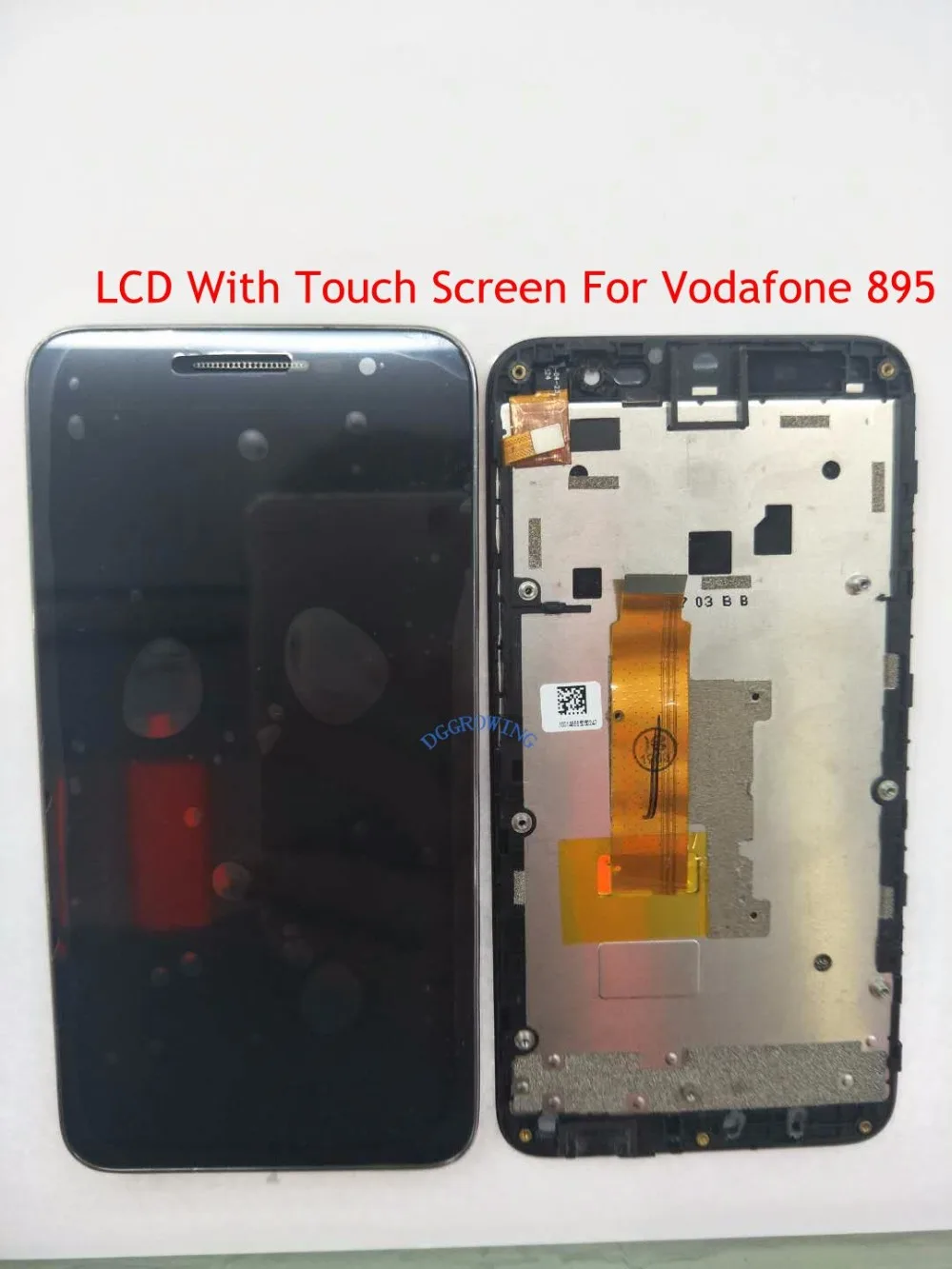 DGGROWING Tested Quality Mobile Phone LCD Display With Touch Screen And Frame Full Assembly For Vodafone Smart Prime 6 VF895
DGGROWING Tested Quality Mobile Phone LCD Display With Touch Screen And Frame Full Assembly For Vodafone Smart Prime 6 VF895