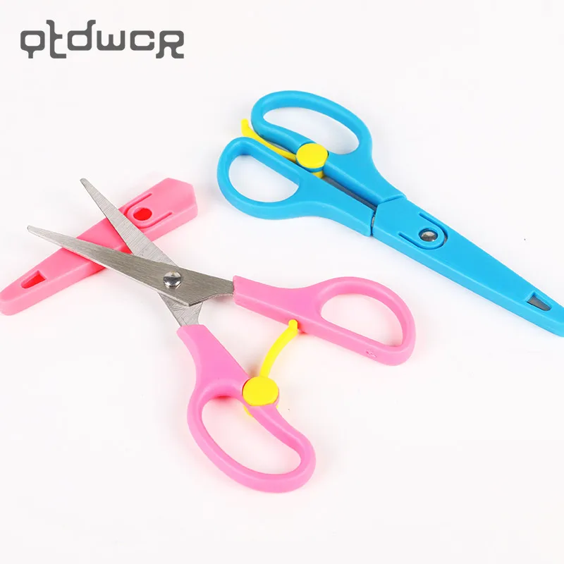 1PC Yellow Stainless Steel Spring Student Scissor Children Paper Craft Cutting Safety Sleeve Handmade Scissors
1PC Yellow Stainless Steel Spring Student Scissor Children Paper Craft Cutting Safety Sleeve Handmade Scissors