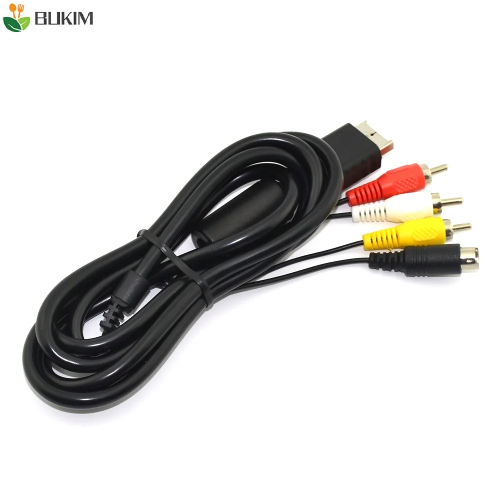 BUKIM 2in1 audio video cord wire S-Video AV Cable for PS2 for PS3 for Playstation 2 3
BUKIM 2in1 audio video cord wire S-Video AV Cable for PS2 for PS3 for Playstation 2 3