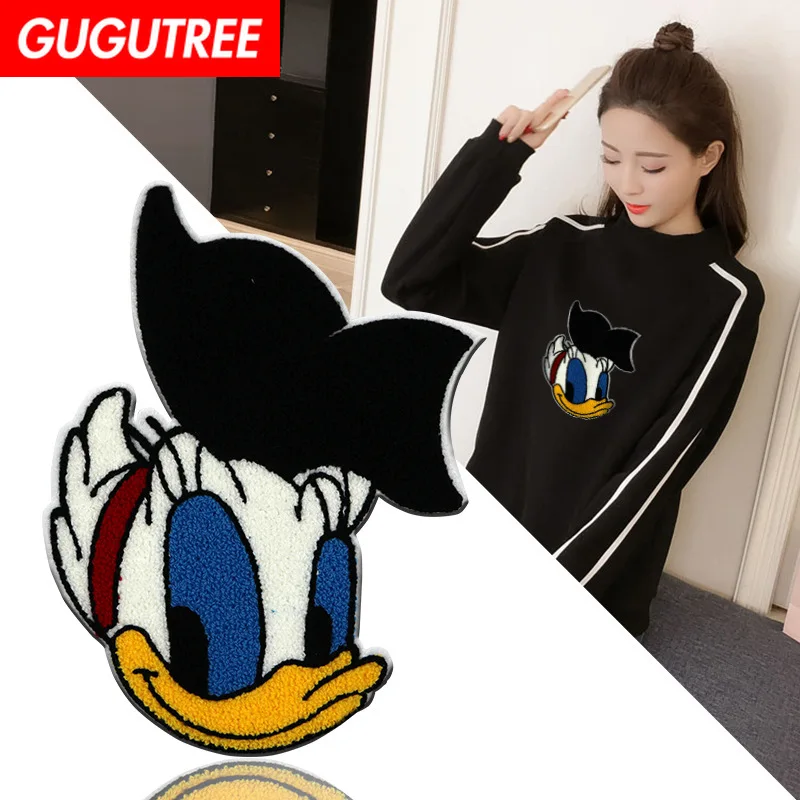 GUGUTREE towel embroidery big duck patches animal cartoon patches badges applique patches for clothing XC-265
GUGUTREE towel embroidery big duck patches animal cartoon patches badges applique patches for clothing XC-265