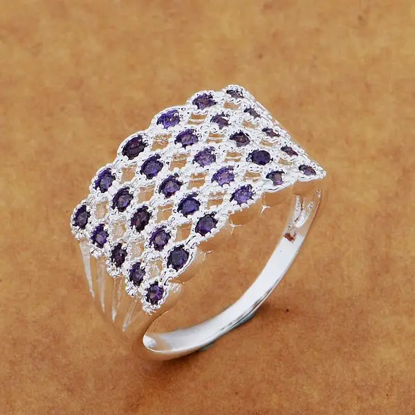 AR552 Hot 925 sterling silver ring, 925 silver fashion jewelry, knit/purple stones /axoajova ayiajppa
AR552 Hot 925 sterling silver ring, 925 silver fashion jewelry, knit/purple stones /axoajova ayiajppa