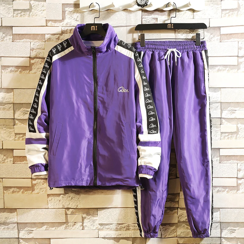 New Men's Two-piece Hip hop street set fashion man's suit trendy printing jacket+pants male plus size clothes M-5XL
New Men's Two-piece Hip hop street set fashion man's suit trendy printing jacket+pants male plus size clothes M-5XL