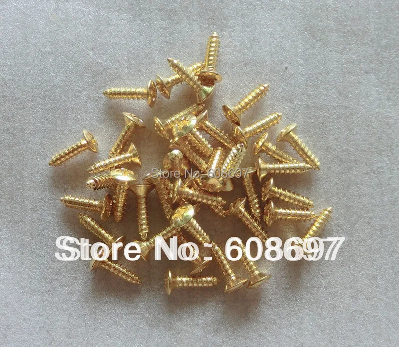 

Donlis Sell Free shipping guitar pickguard screws 50pcs guitar scratchplate screws Guitar jack plate screws guitar accessories