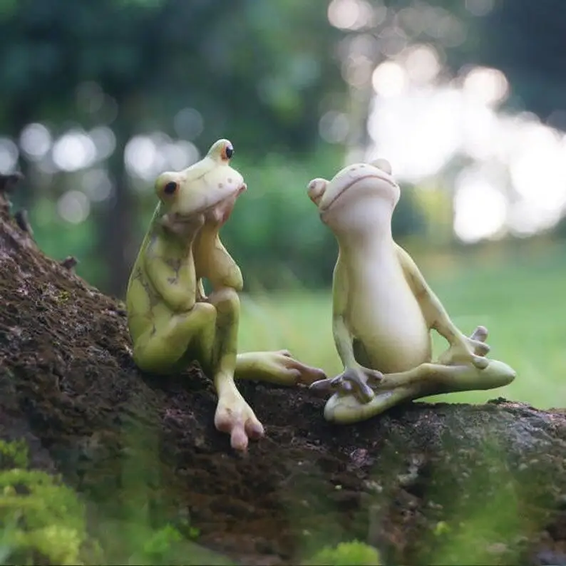 Miniature Tiny Frog Sit With Folded Palms Meditation,, Fairy Garden Supplies DIY Terrarium Accessories Animal Figurine
Miniature Tiny Frog Sit With Folded Palms Meditation,, Fairy Garden Supplies DIY Terrarium Accessories Animal Figurine