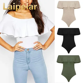 2018 Summer Off Shoulder Backless Rompers Sexy Ruffles Women Bodysuit Crop Tops Blusa Womens Jumpsuit Bodycon Shirts Overalls
2018 Summer Off Shoulder Backless Rompers Sexy Ruffles Women Bodysuit Crop Tops Blusa Womens Jumpsuit Bodycon Shirts Overalls