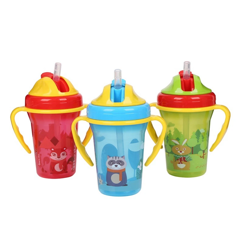 210/260/280/300/320/330/400/420ML Baby Learning Drinking Water Bottles Feeding Sippy Cute Cartoon Leakproof Cup With Handles
210/260/280/300/320/330/400/420ML Baby Learning Drinking Water Bottles Feeding Sippy Cute Cartoon Leakproof Cup With Handles