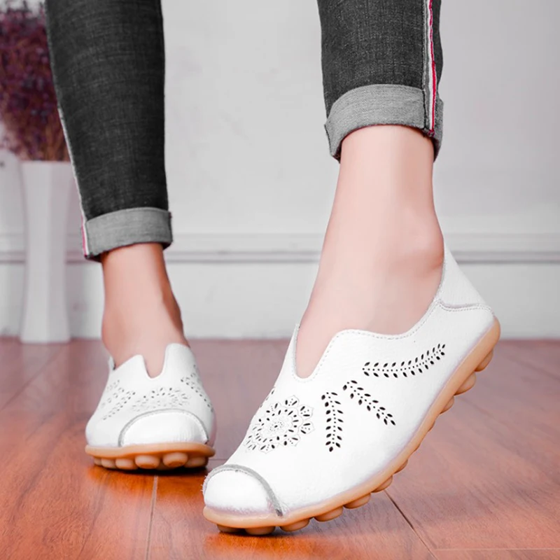 Women Flats Shoes 2019 Split Leather Women Casual Shoes Spring Summer Women sneakers Non-slip Breathable Hollow Women Shoes
Women Flats Shoes 2019 Split Leather Women Casual Shoes Spring Summer Women sneakers Non-slip Breathable Hollow Women Shoes