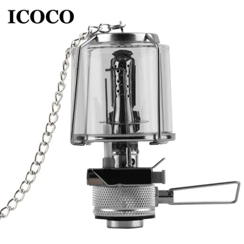 ICOCO New 80LUX Outdoor Camping Lantern Portable Aluminum Gas Light Tent Lamp Torch Hanging Glass Lamp Chimney Butane for Travel
ICOCO New 80LUX Outdoor Camping Lantern Portable Aluminum Gas Light Tent Lamp Torch Hanging Glass Lamp Chimney Butane for Travel