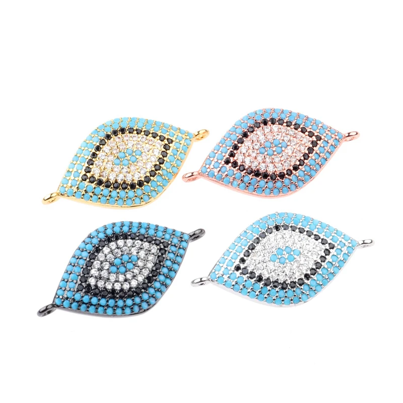 New Fashion Luxury CZ Blue Eye Connector Bracelets/Necklaces/Earrings, Cubic Zirconia DIY Jewelry Accessories Attachment Beads
New Fashion Luxury CZ Blue Eye Connector Bracelets/Necklaces/Earrings, Cubic Zirconia DIY Jewelry Accessories Attachment Beads