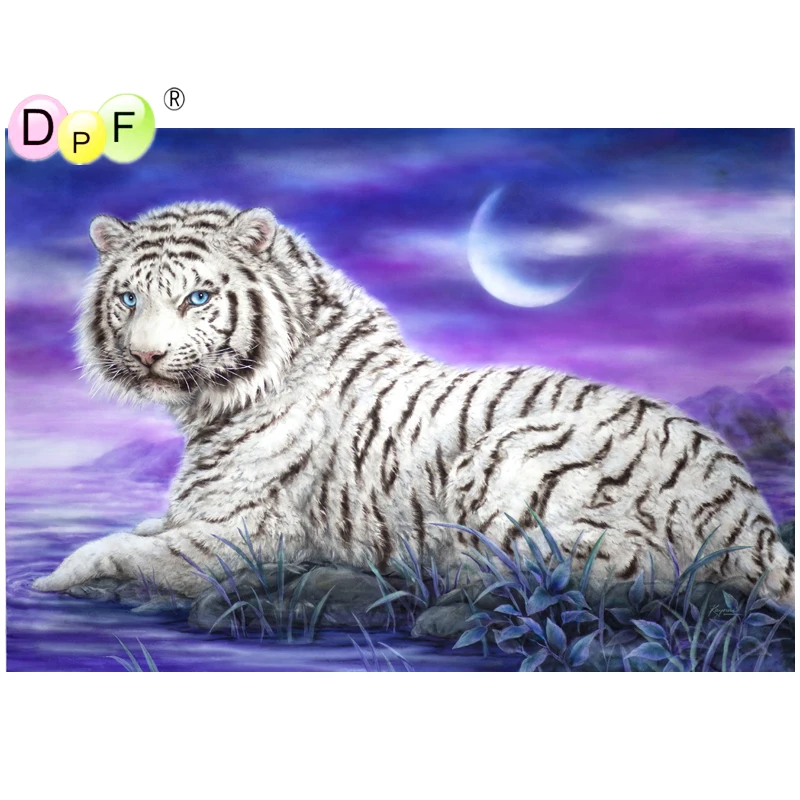 DPF 5D full Round Diamond Painting Mosaic moon white tiger think DIY Magic Cube Cross Stitch art craft Diamond Embroidery Decor
DPF 5D full Round Diamond Painting Mosaic moon white tiger think DIY Magic Cube Cross Stitch art craft Diamond Embroidery Decor