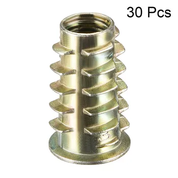 Uxcell High Quality 30pcs M8 Furniture Nuts Wood Insert Nut Bronze Tone Zinc Alloy Hex Drive Flat Head Threaded Insert
Uxcell High Quality 30pcs M8 Furniture Nuts Wood Insert Nut Bronze Tone Zinc Alloy Hex Drive Flat Head Threaded Insert