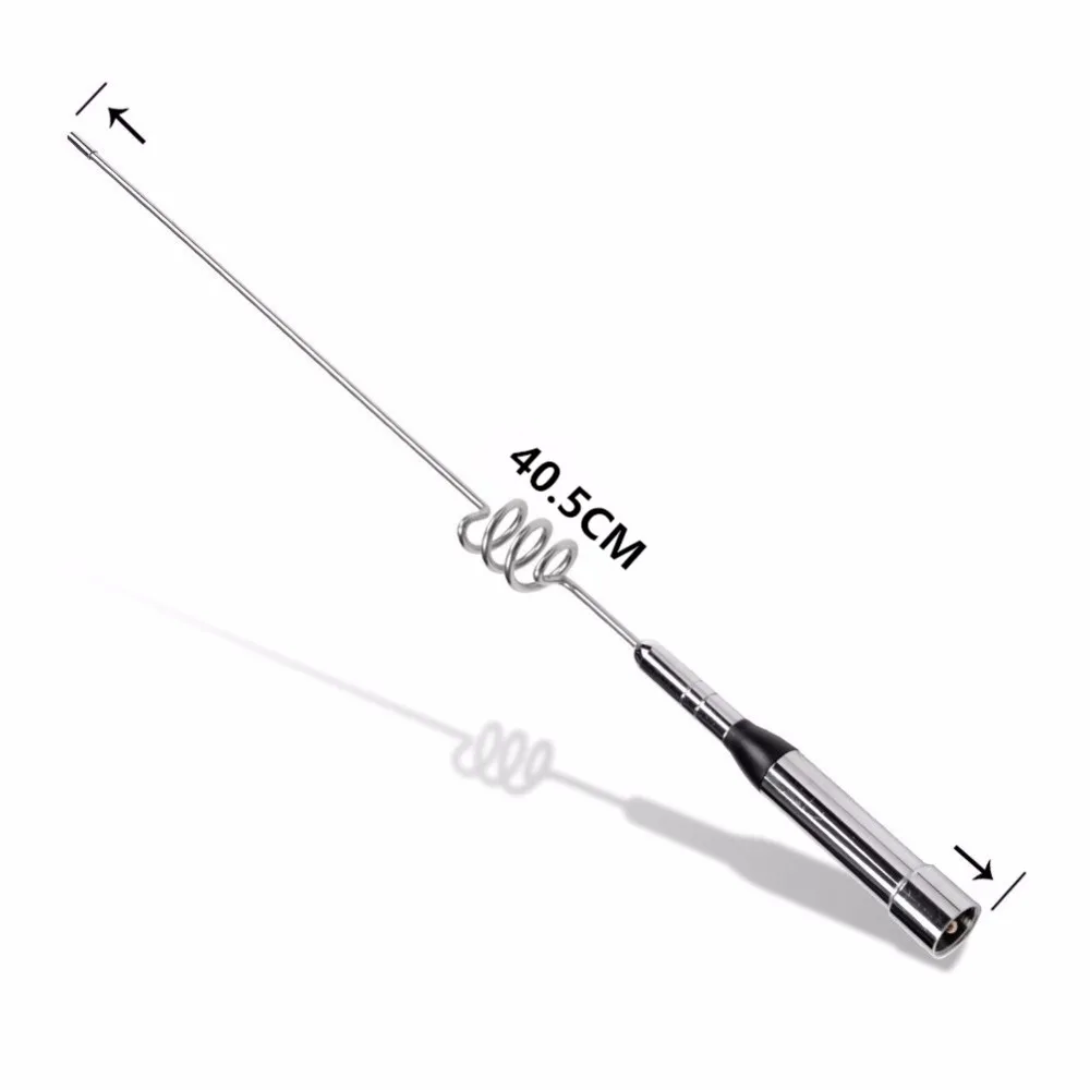 Nagoya NL-77H VHF/UHF Dual Band Mobile Radio Antenna PL259 UHF/SL16-J/M Connector 50W 2.15/3.0dBi High Gain Aerial for Car Radio
Nagoya NL-77H VHF/UHF Dual Band Mobile Radio Antenna PL259 UHF/SL16-J/M Connector 50W 2.15/3.0dBi High Gain Aerial for Car Radio