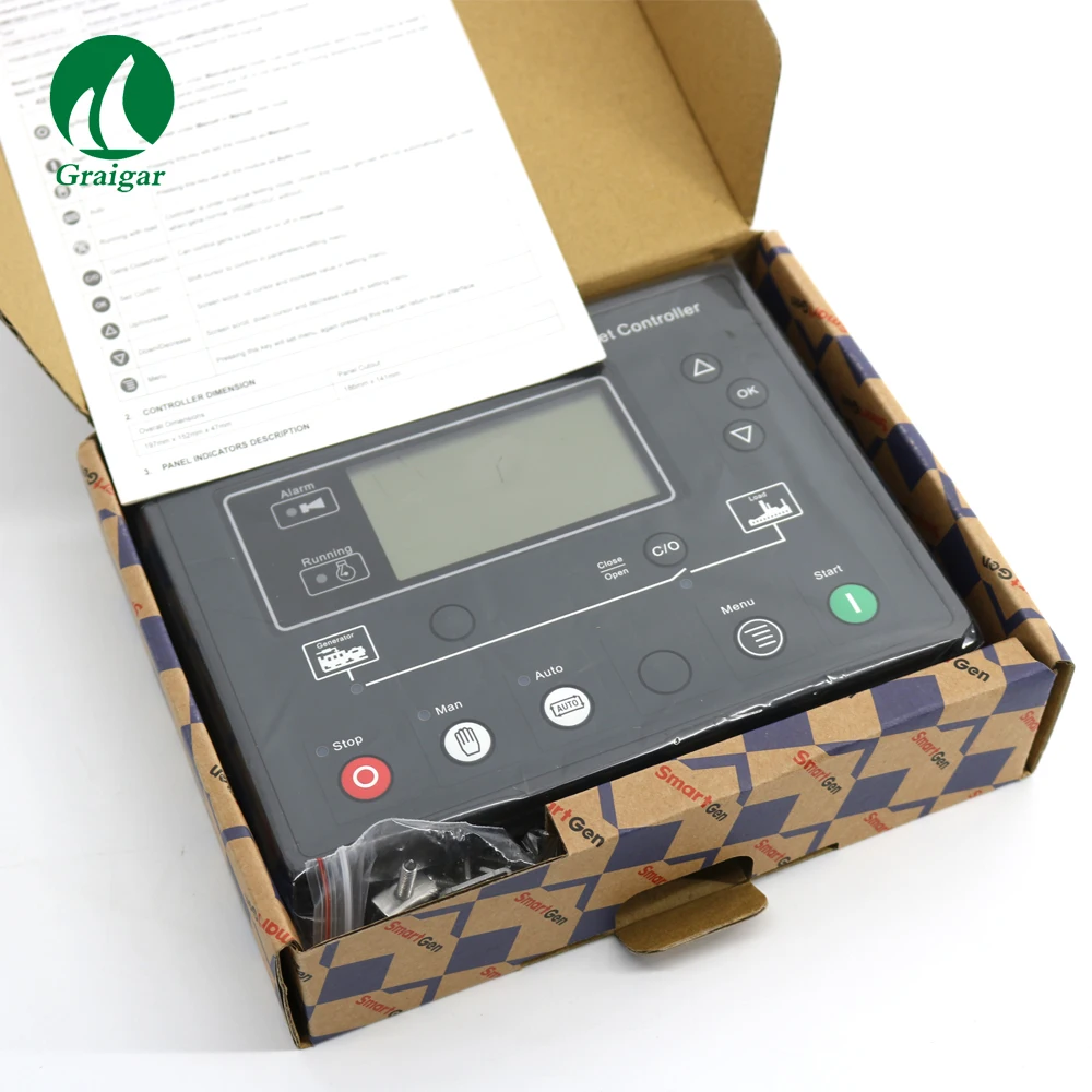 Smartgen Automatic Start Module Generator Controller HGM6110U AUTO Genset Controller
Smartgen Automatic Start Module Generator Controller HGM6110U AUTO Genset Controller