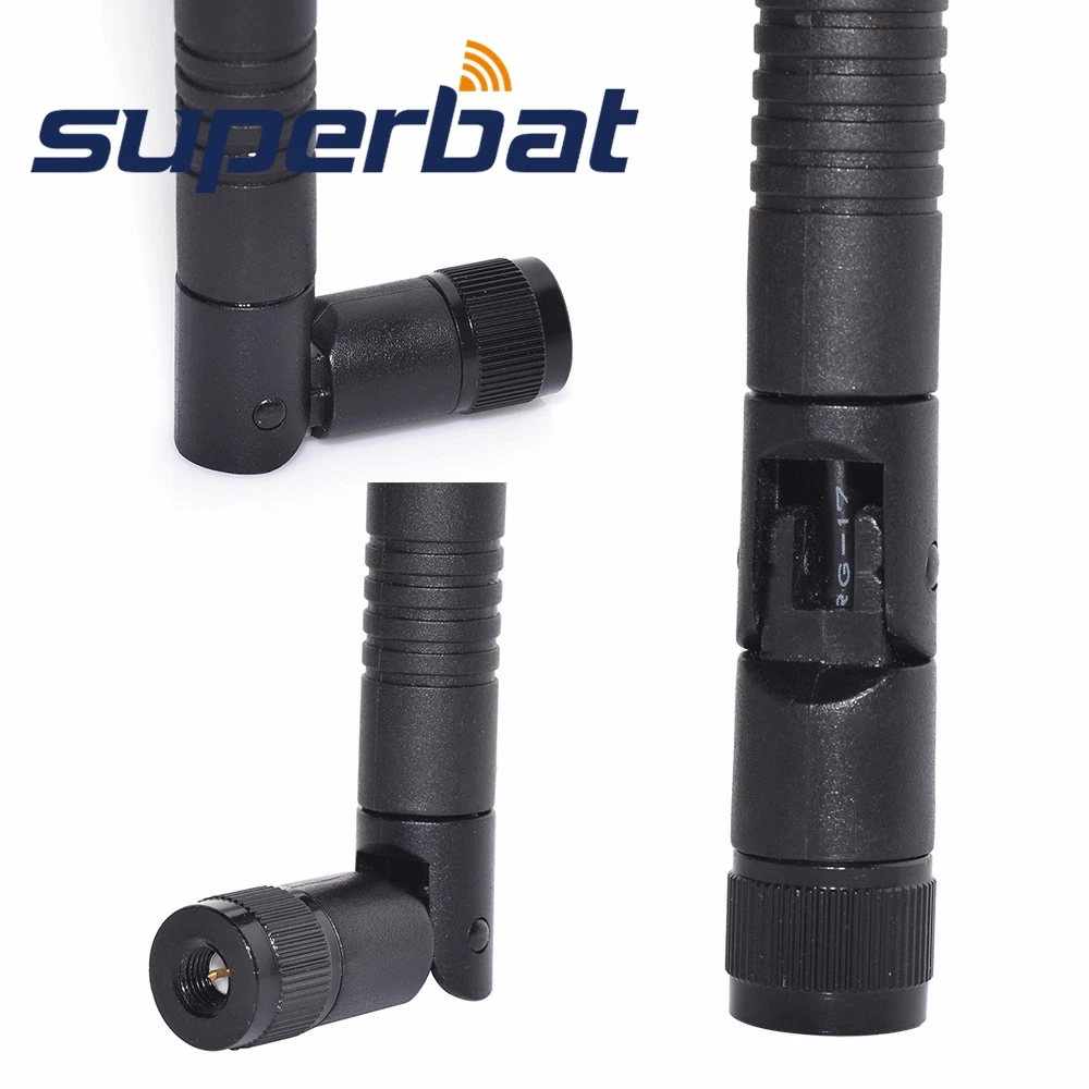 Superbat Custom 700MHz 5dBi Rubber Duck Antenna with SMA Male Connector Omnidirectional Dipole Tilt-Swirel Cellular Phone
Superbat Custom 700MHz 5dBi Rubber Duck Antenna with SMA Male Connector Omnidirectional Dipole Tilt-Swirel Cellular Phone
