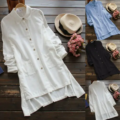 Frauen Sommer Women Solide V-Ausschnitt Blusen Lose Baggy Top Solid Pockets Long Tunika Hemd Kleid Shirts Plus Size XL-5XL
Frauen Sommer Women Solide V-Ausschnitt Blusen Lose Baggy Top Solid Pockets Long Tunika Hemd Kleid Shirts Plus Size XL-5XL