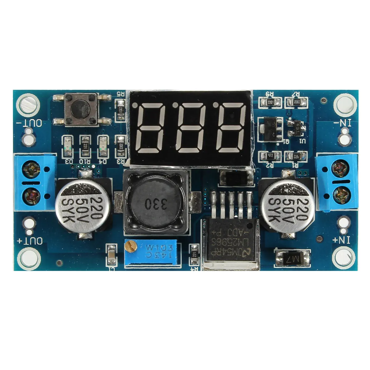 LM2596 DC-DC регулятор напряжения Регулируемый понижающий модуль питания с дисплеем |