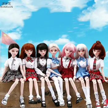 58cm Original 1/3 Bjd Doll Handmade Kawaii School Uniforms Girl Lifelike Dolls Jointed Body Toy Doll Girls Toys Birthday Gift
58cm Original 1/3 Bjd Doll Handmade Kawaii School Uniforms Girl Lifelike Dolls Jointed Body Toy Doll Girls Toys Birthday Gift