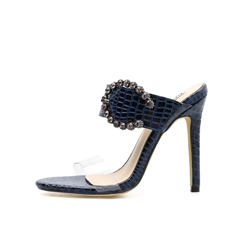 2019 Transparent 12cm High Heels Slippers Women Footwear Serpentine Leather Crystal Slides Shoes Woman Summer Female Blue Shoes
2019 Transparent 12cm High Heels Slippers Women Footwear Serpentine Leather Crystal Slides Shoes Woman Summer Female Blue Shoes