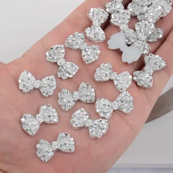 BOLIAO Hot 20Pcs 14*23 mm ( 0.55*0.91 in ) Silver Bow Shape Resin Scrapbook Shiny Delicate Clothes/Bags Decoration Craft DIY
BOLIAO Hot 20Pcs 14*23 mm ( 0.55*0.91 in ) Silver Bow Shape Resin Scrapbook Shiny Delicate Clothes/Bags Decoration Craft DIY