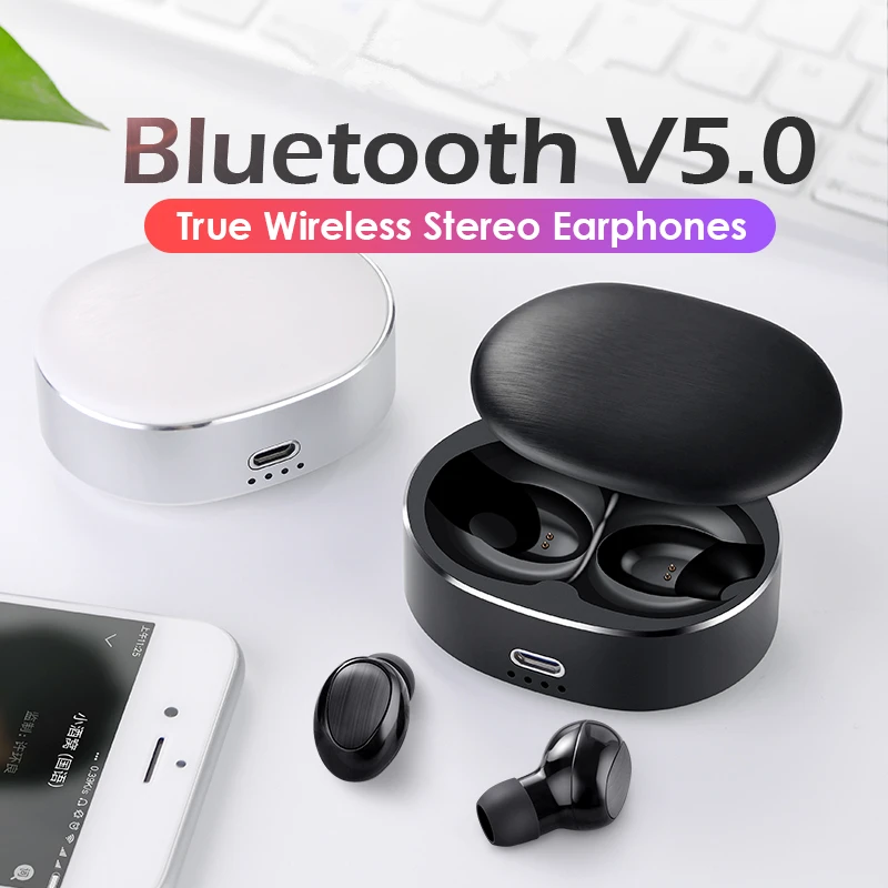 New Mini Bluetooth Earphones TWS 5.0 Wireless Sports Headphones 3D Stereo Headset With Microphone Bilateral stereo Earbuds
New Mini Bluetooth Earphones TWS 5.0 Wireless Sports Headphones 3D Stereo Headset With Microphone Bilateral stereo Earbuds