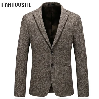 2019 New Men Business Casual Suit Fashion Design Men's Long Sleeve Slim fit Suits Masculine Quality Blazer Two Button Suits
2019 New Men Business Casual Suit Fashion Design Men's Long Sleeve Slim fit Suits Masculine Quality Blazer Two Button Suits