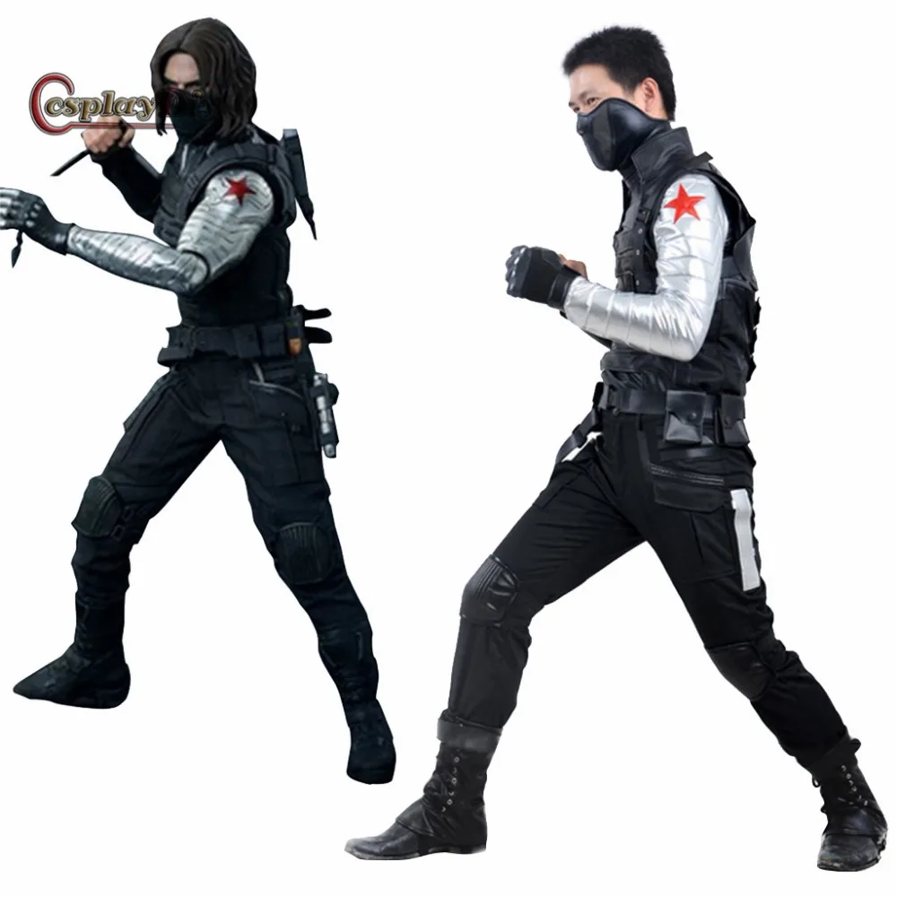 Cosplaydiy Movie Captain America The Winter Soldier James Buchanan Barnes Bucky Outfit Halloween Cosplay Costume Custom Made J5
Cosplaydiy Movie Captain America The Winter Soldier James Buchanan Barnes Bucky Outfit Halloween Cosplay Costume Custom Made J5