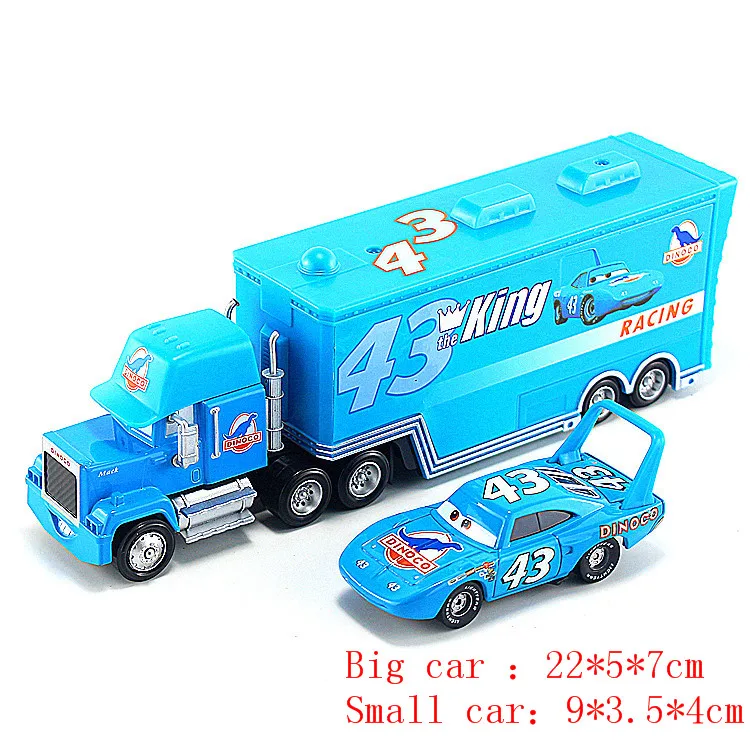 Disney Cars Alloy Toys Car Mack King Model Lightning McQueen Uncle McGonagall Set Cars 3 1:55 model Rare alloy racing Boy toy
Disney Cars Alloy Toys Car Mack King Model Lightning McQueen Uncle McGonagall Set Cars 3 1:55 model Rare alloy racing Boy toy