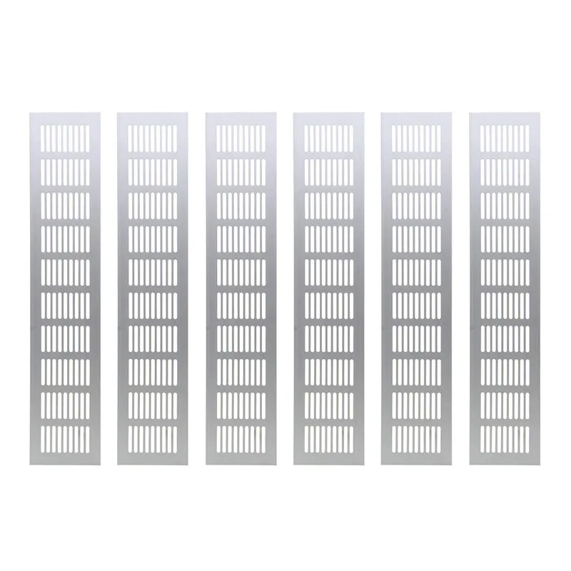 1/3/6pc Bathroom Door Air Vent Grille 4size Ventilation Cover Metal Air Vent Grille for Wardrobe Shoes Cabinet Rectangle Vention
1/3/6pc Bathroom Door Air Vent Grille 4size Ventilation Cover Metal Air Vent Grille for Wardrobe Shoes Cabinet Rectangle Vention