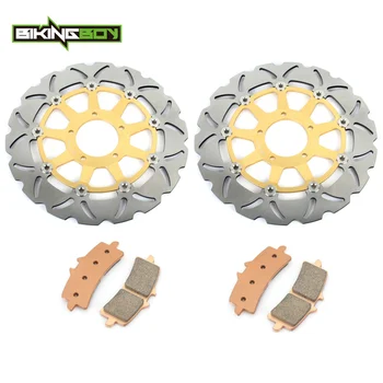 BIKINGBOY Front Brake Discs Disks Rotors Pads For Ducati Hypermotard 1100 S 07-09 Hypermotard 1100 EVO 10-12 / 1100 EVO SP 10-13
BIKINGBOY Front Brake Discs Disks Rotors Pads For Ducati Hypermotard 1100 S 07-09 Hypermotard 1100 EVO 10-12 / 1100 EVO SP 10-13