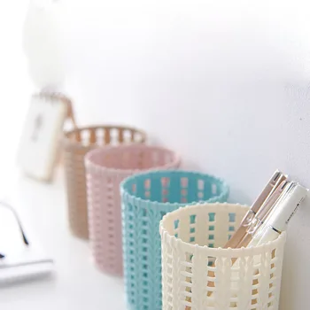 Multi-function Cylinder Hollow Pen Pot Holder Simple Scissors Sunglasses Makeup Brush Container Stationery Organizer Desk Tidy 
Multi-function Cylinder Hollow Pen Pot Holder Simple Scissors Sunglasses Makeup Brush Container Stationery Organizer Desk Tidy