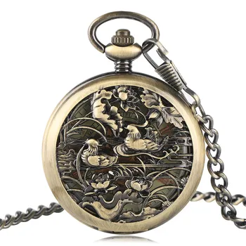 Luxury Copper Mandarin Vintage Automatic Mechanical Hollow Retro Pocket Watch Women Trendy Exquisite Stylish Chain for Gifts
Luxury Copper Mandarin Vintage Automatic Mechanical Hollow Retro Pocket Watch Women Trendy Exquisite Stylish Chain for Gifts