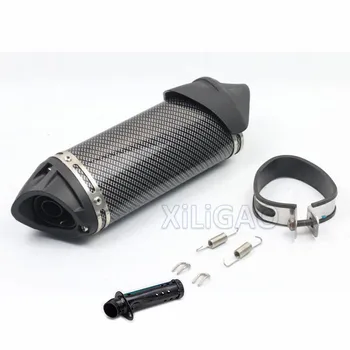 35mm Escape Moto Muffler For Brand Exhaust Motorcycle Motocross Enduro Silencer For Kawasaki ninja 300 Fit most Motos AK124
35mm Escape Moto Muffler For Brand Exhaust Motorcycle Motocross Enduro Silencer For Kawasaki ninja 300 Fit most Motos AK124