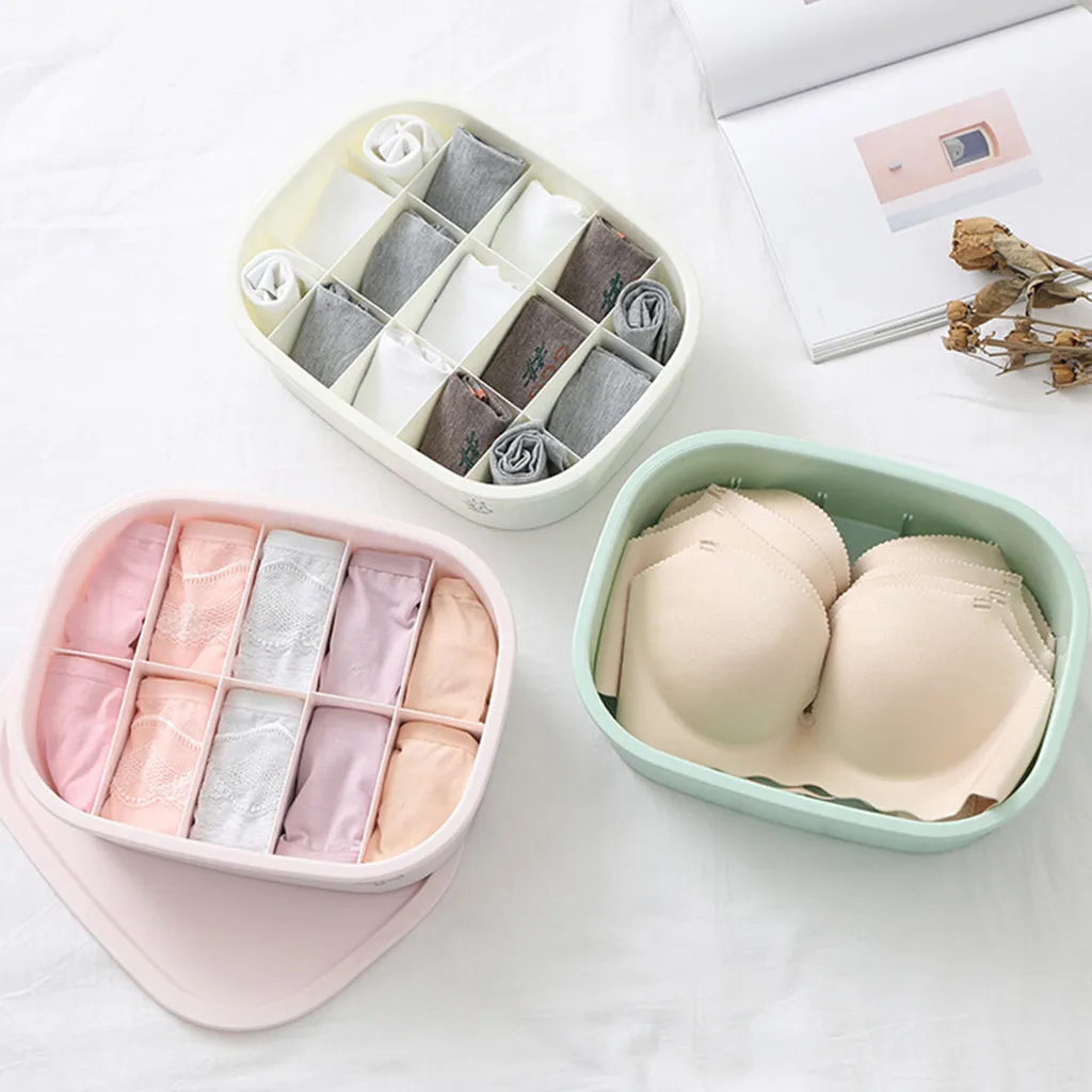Plastic Underwear Storage Box Underwear Bra Boxes Detachable Wardrobe Drawer Scarfs Socks Desktop Storage Organizer Container
Plastic Underwear Storage Box Underwear Bra Boxes Detachable Wardrobe Drawer Scarfs Socks Desktop Storage Organizer Container